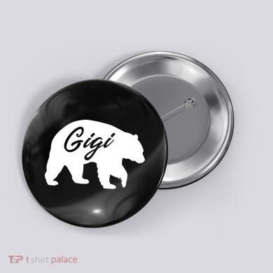 Gigi Bear Button