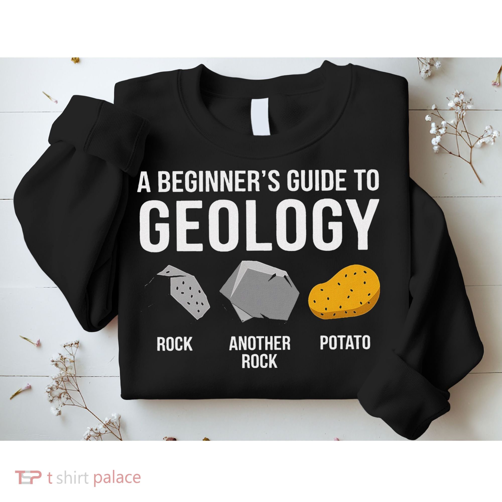 Geology BeginnerS Guide Funny Potato Rock Collector Sweatshirt
