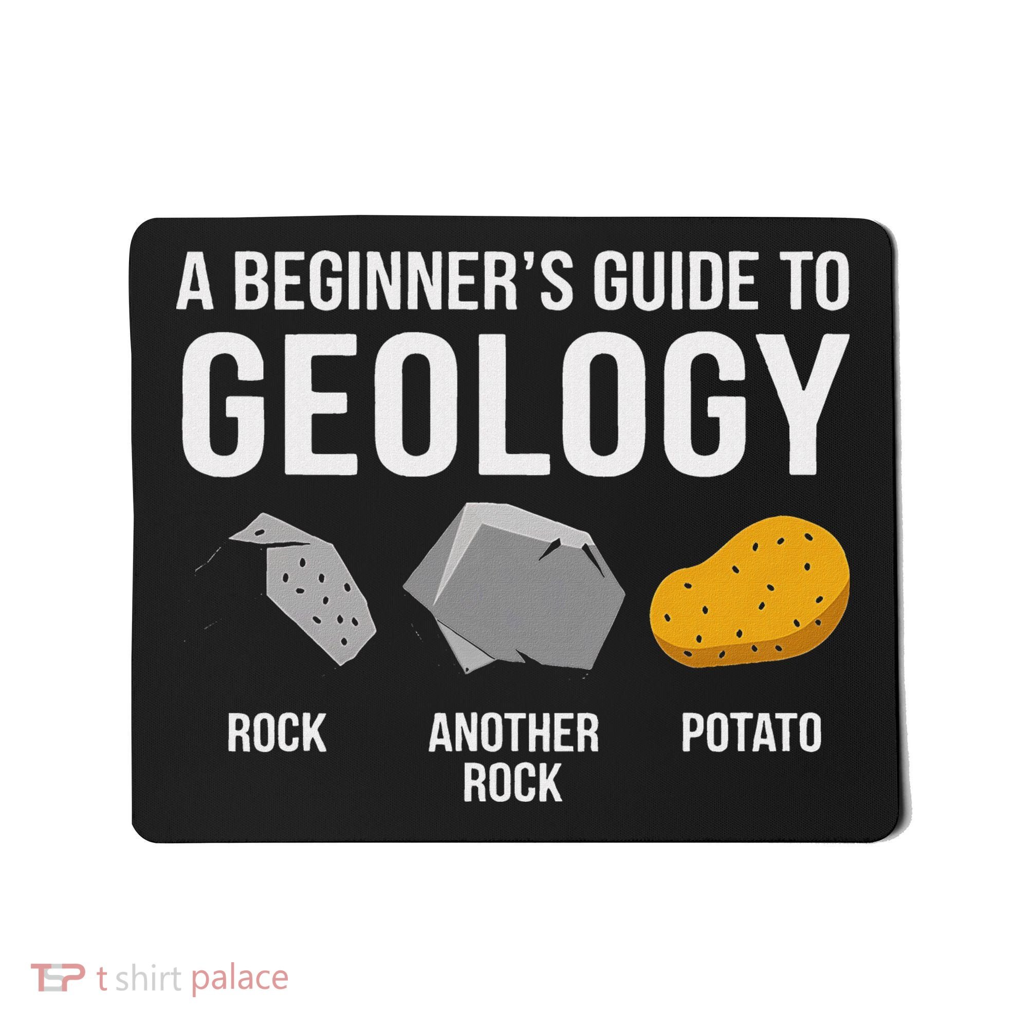 Geology BeginnerS Guide Funny Potato Rock Collector Mousepad