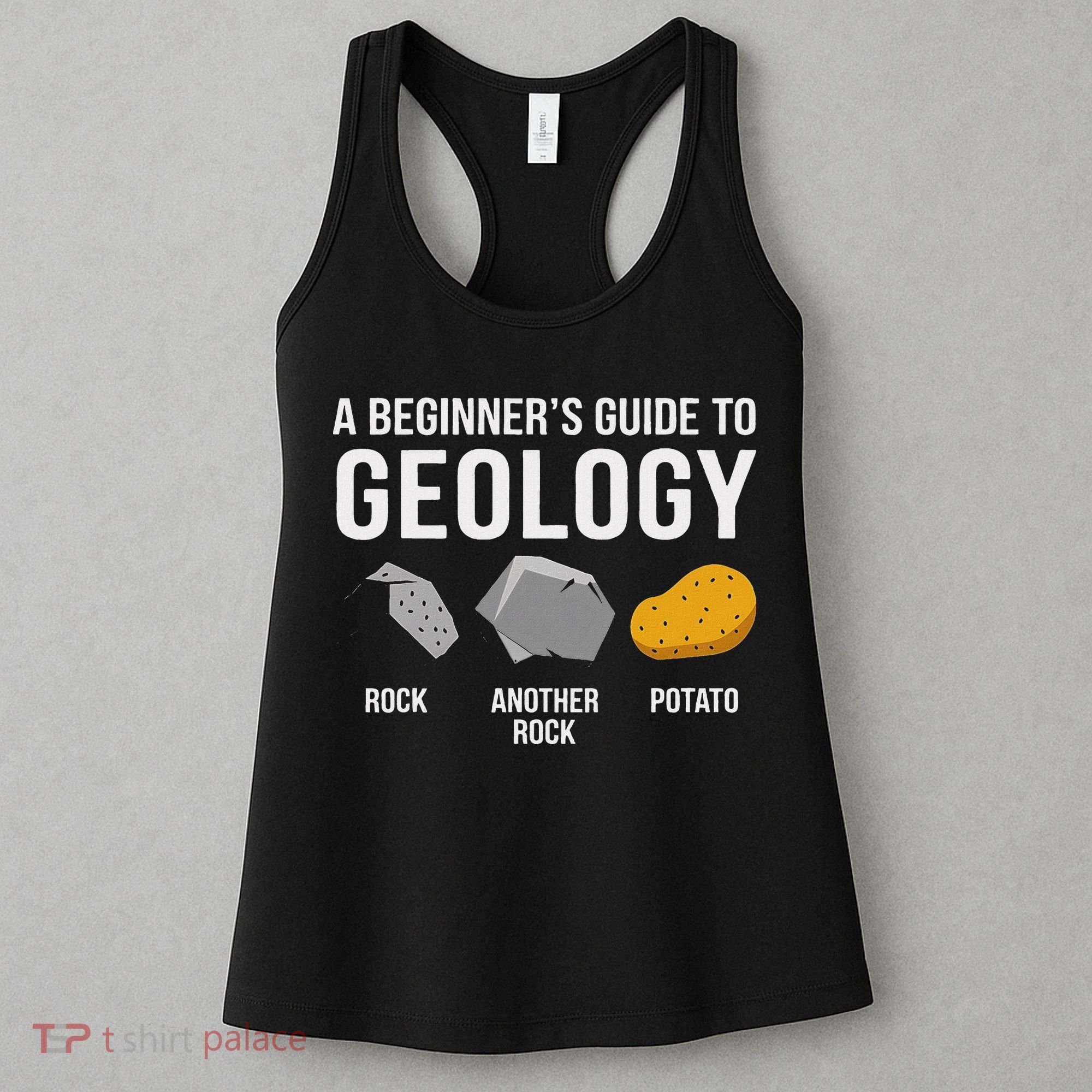 Geology BeginnerS Guide Funny Potato Rock Collector Women's Tank Top