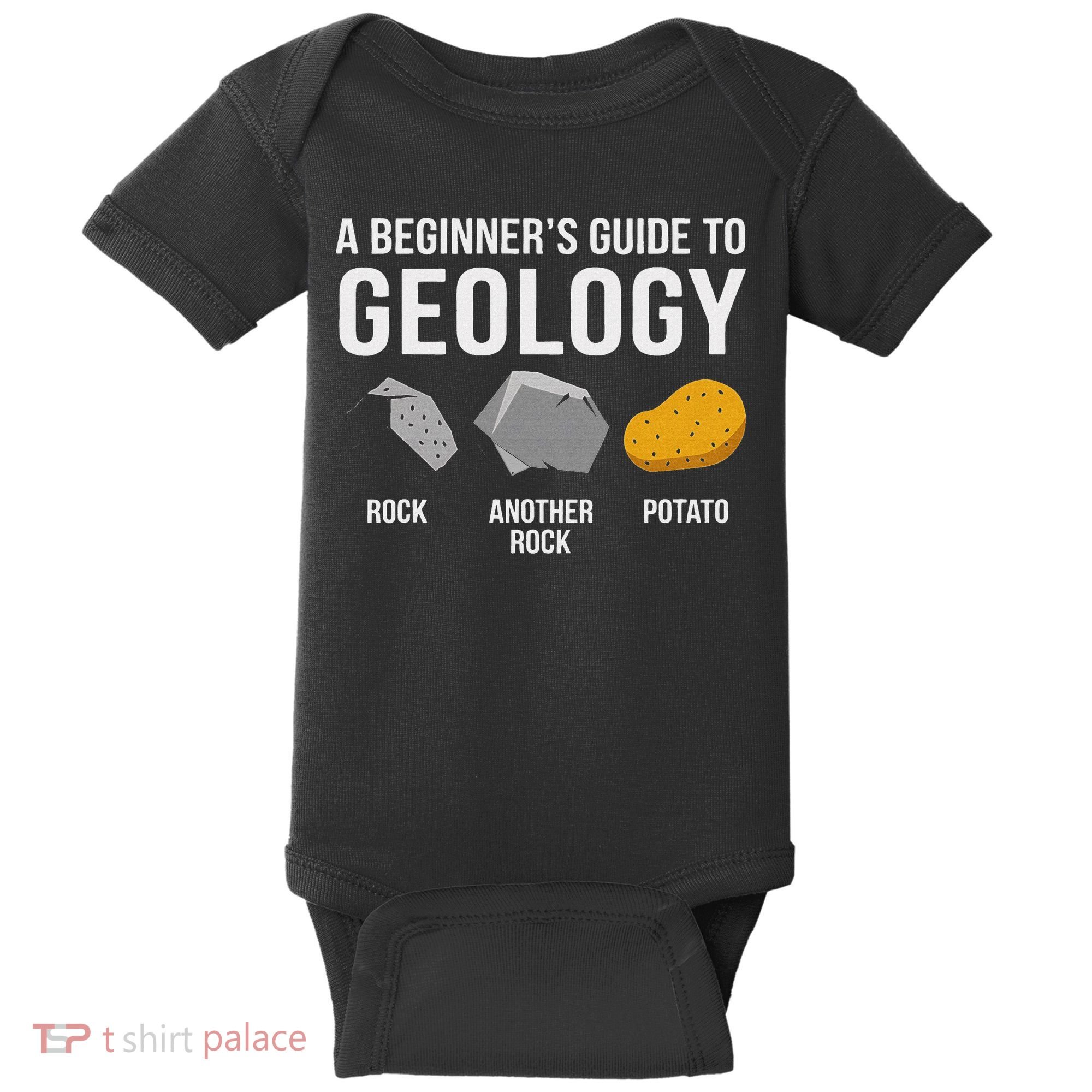 Geology BeginnerS Guide Funny Potato Rock Collector Baby Bodysuit