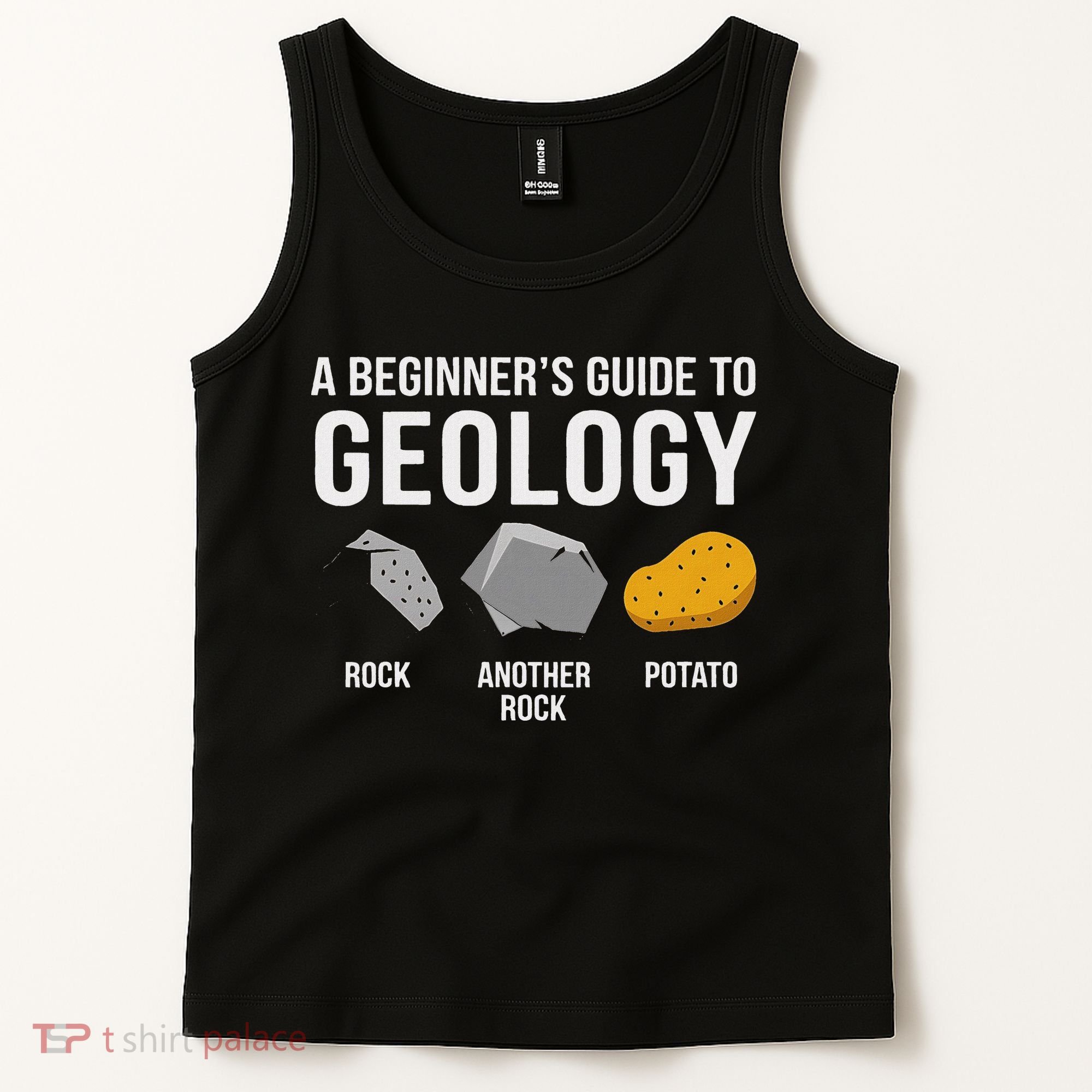 Geology BeginnerS Guide Funny Potato Rock Collector Tank Top