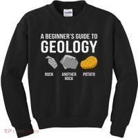 Geology BeginnerS Guide Funny Potato Rock Collector Kids Sweatshirt thumb 0
