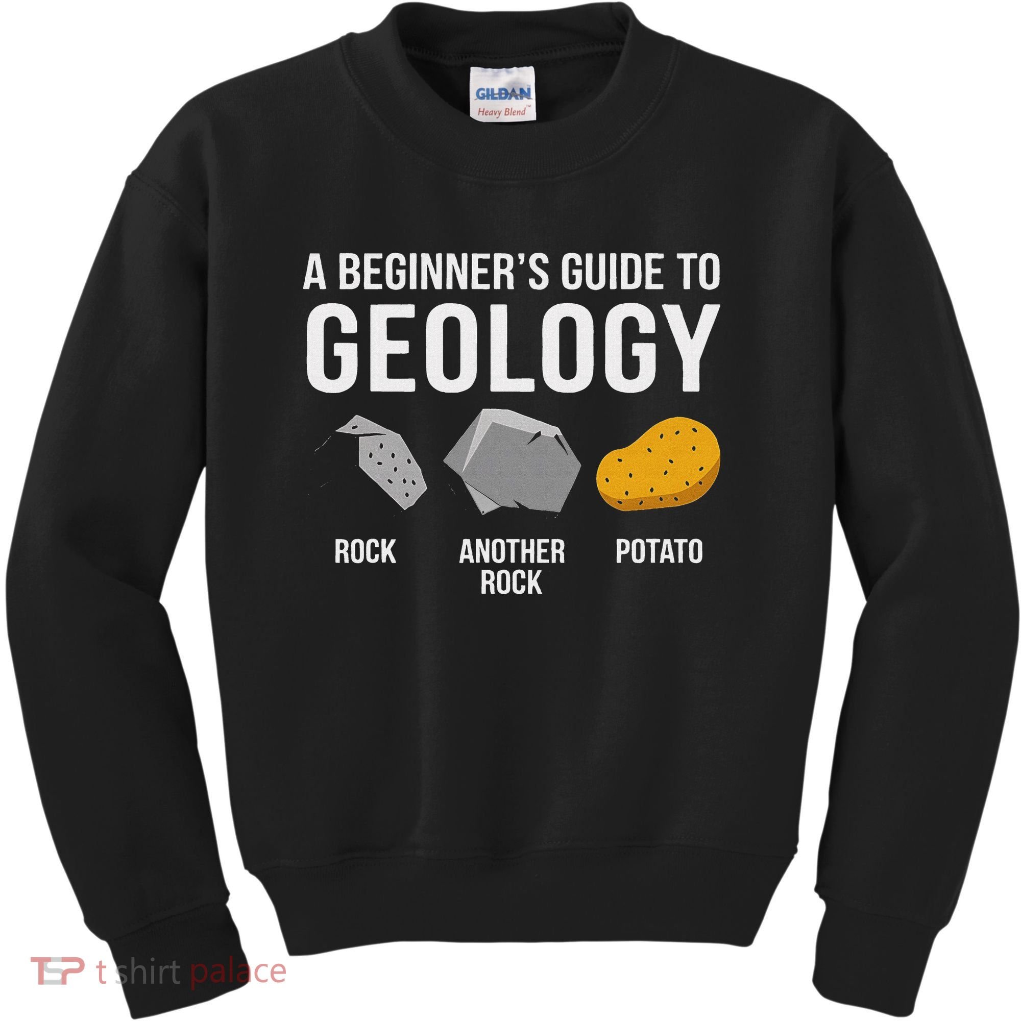 Geology BeginnerS Guide Funny Potato Rock Collector Kids Sweatshirt