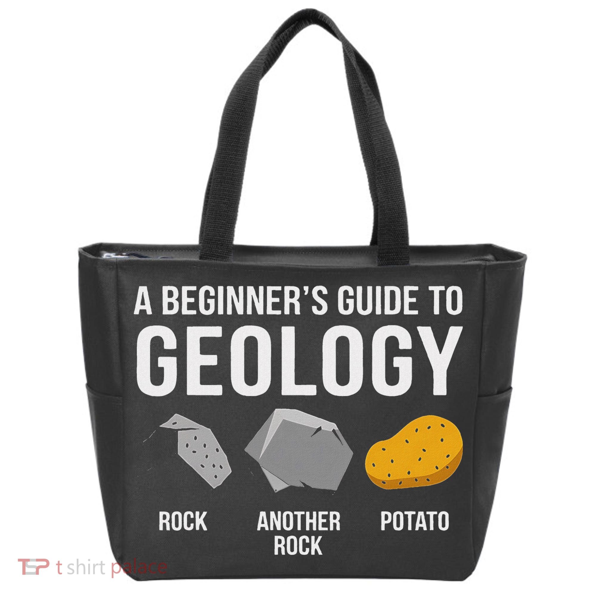 Geology BeginnerS Guide Funny Potato Rock Collector Tote Bag