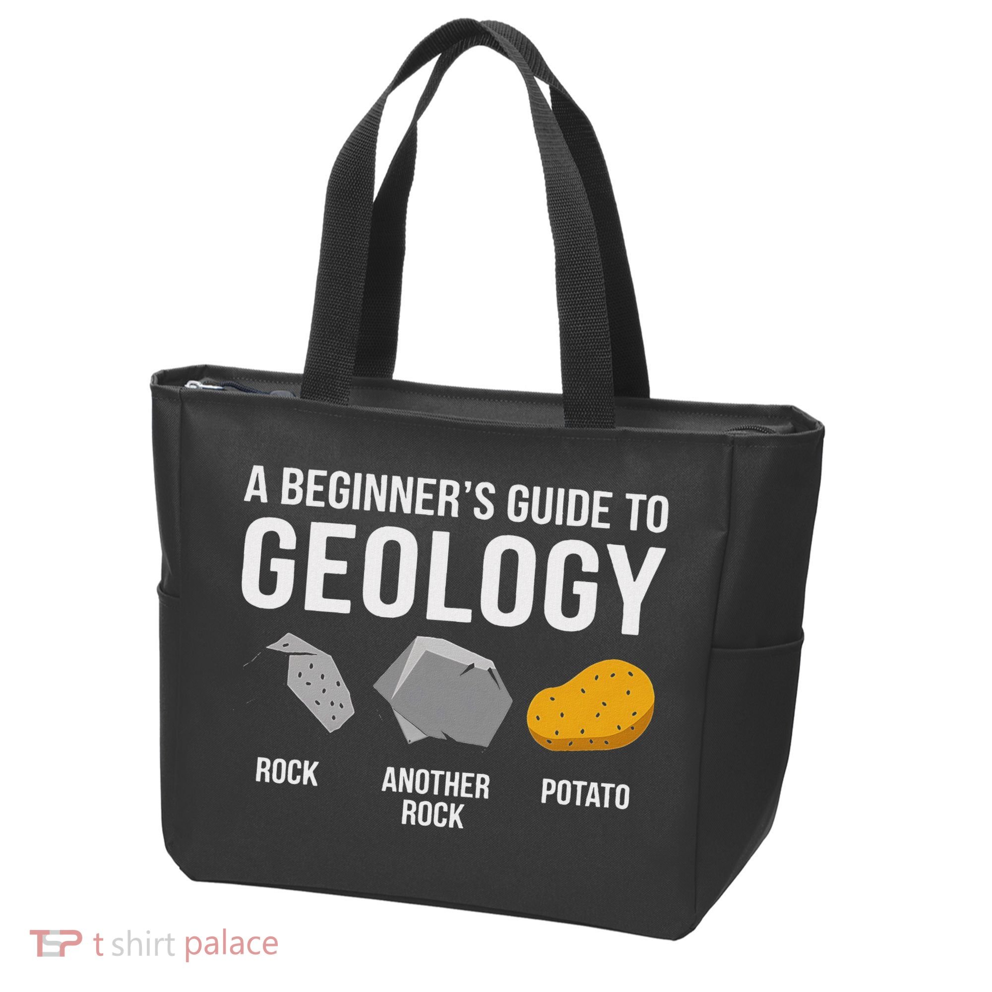 Geology BeginnerS Guide Funny Potato Rock Collector Tote Bag