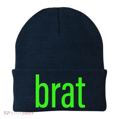 Green Brat Beanie