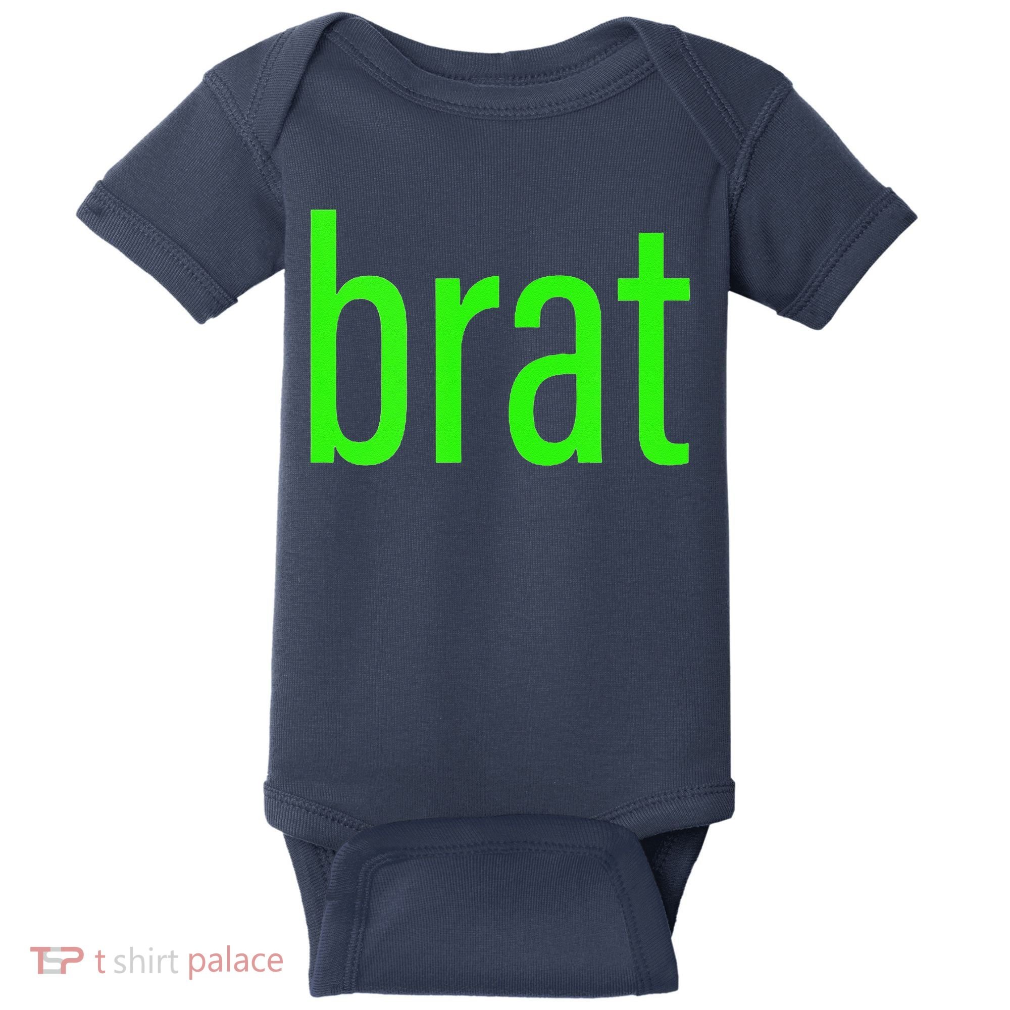 Green Brat Baby Bodysuit