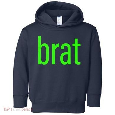 Green Brat Toddler Hoodie