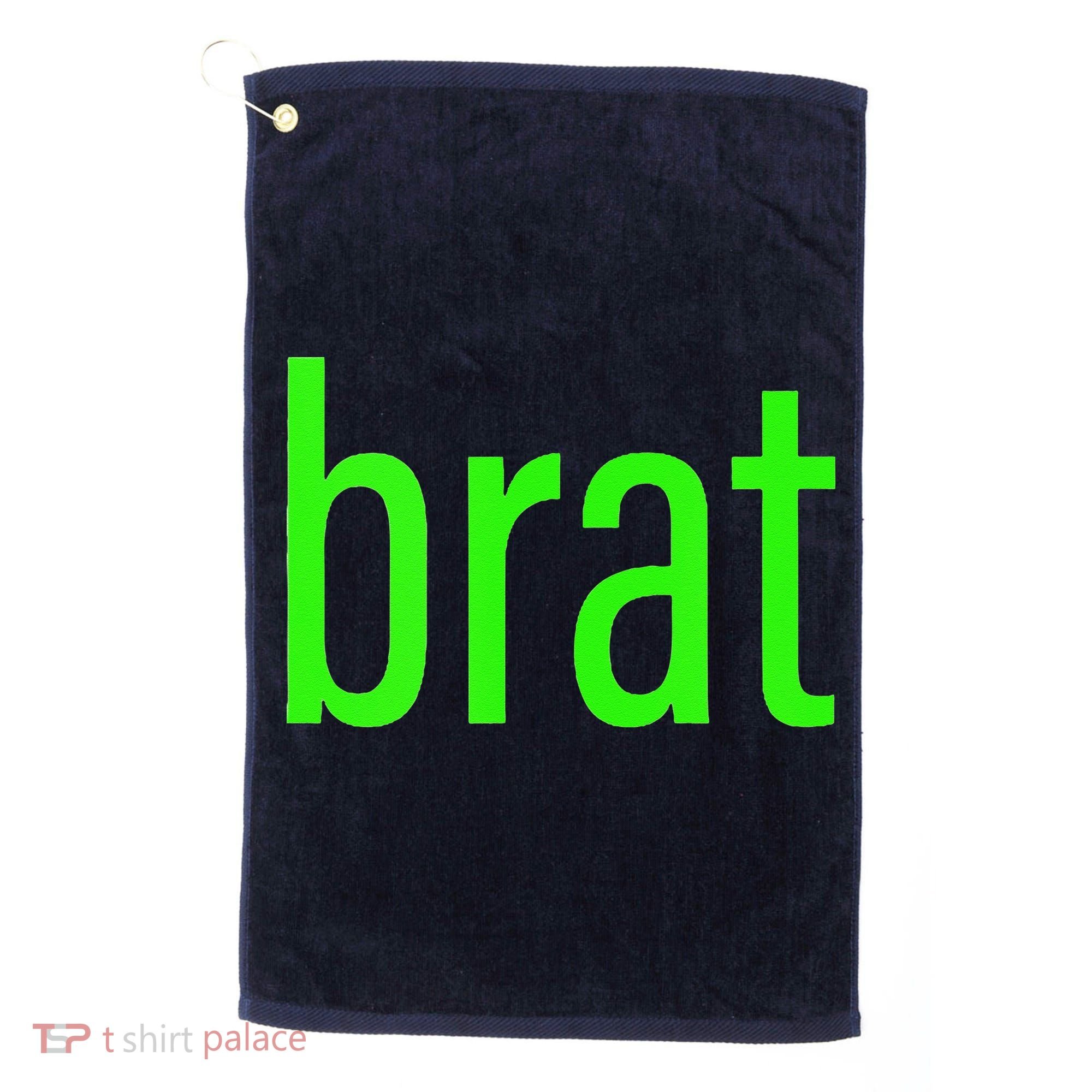 Green Brat Golf Towel