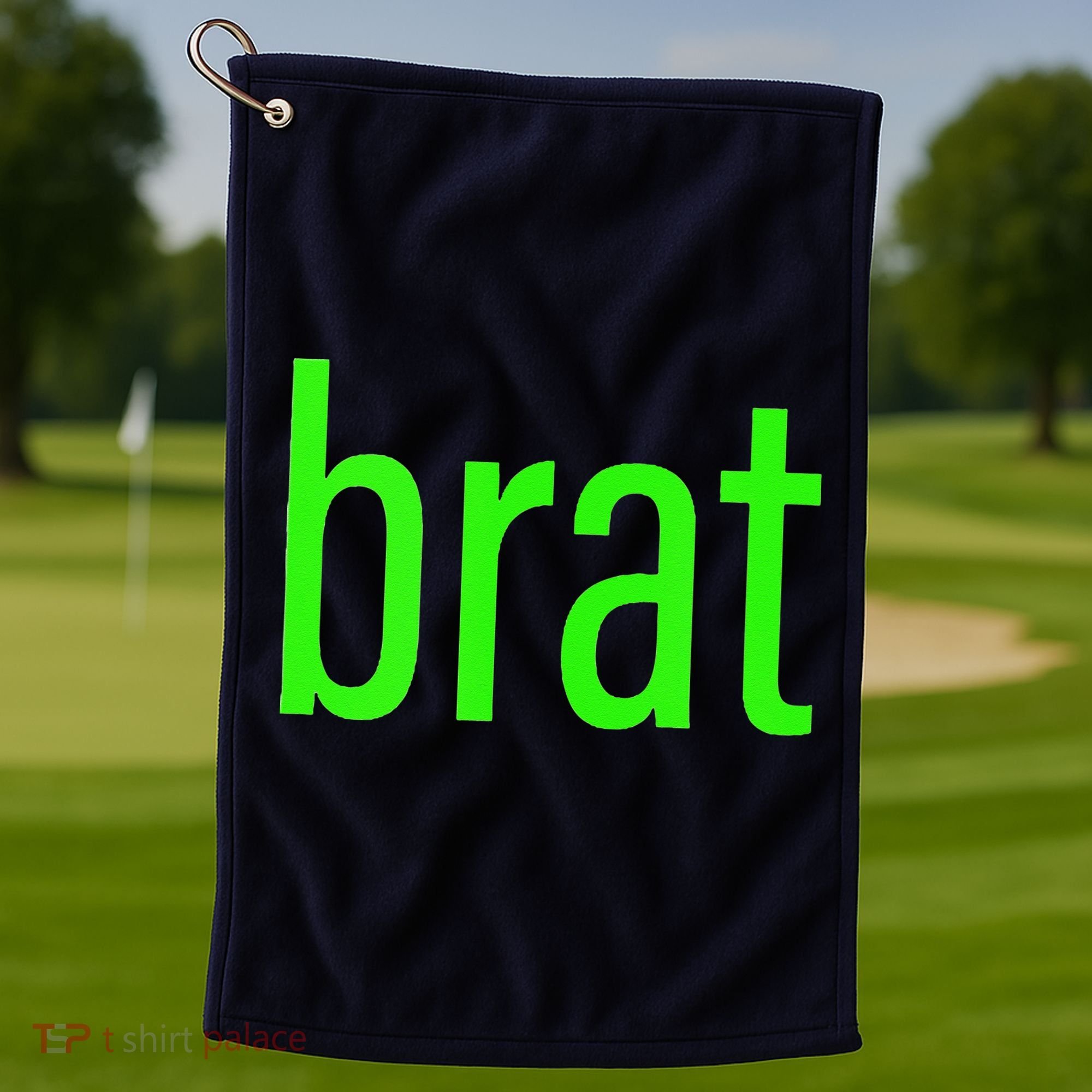 Green Brat Golf Towel