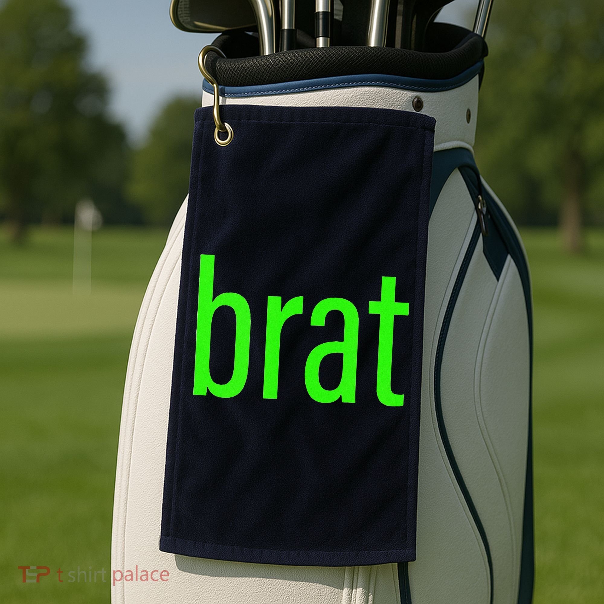 Green Brat Golf Towel