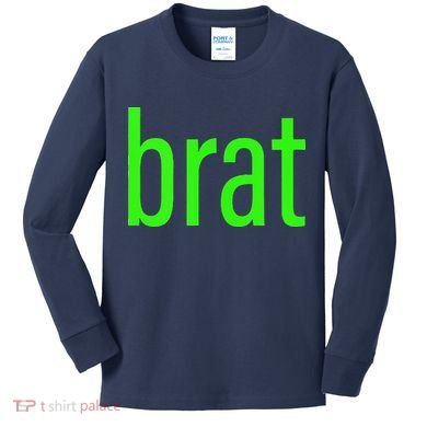 Green Brat Kids Long Sleeve Shirt