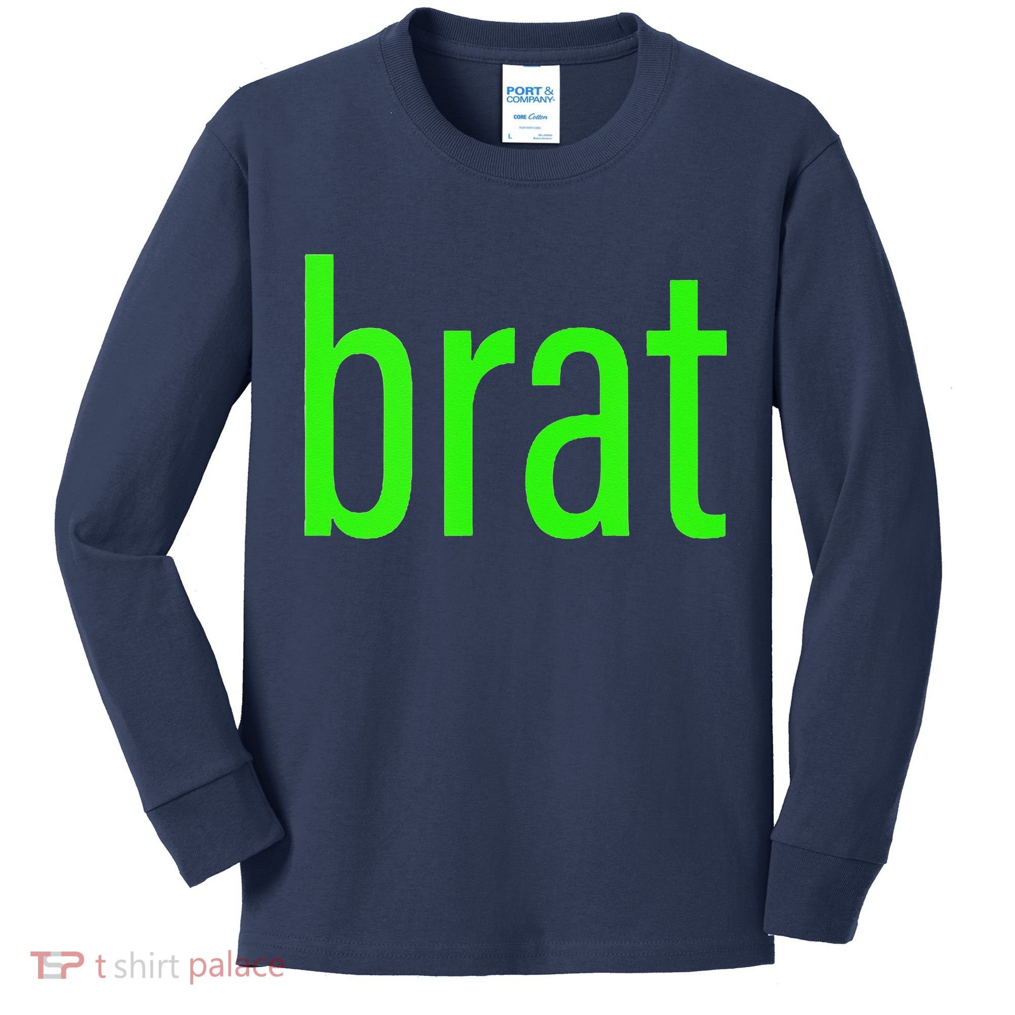 Green Brat Kids Long Sleeve Shirt