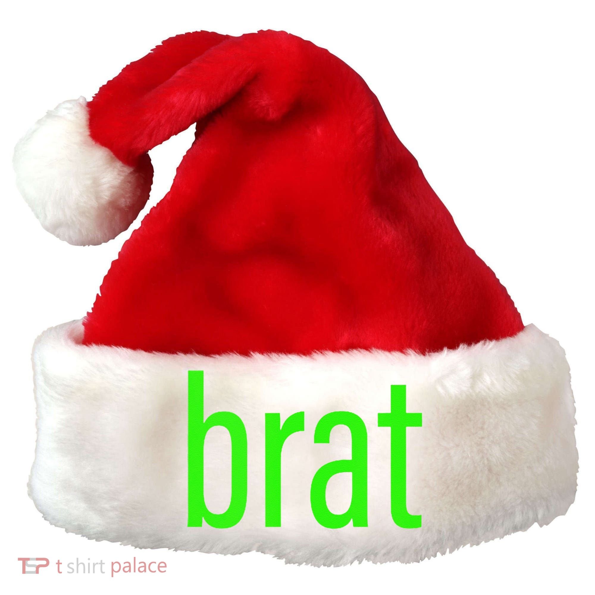 Green Brat Santa Hat