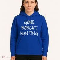 Gone Bobcat Hunting Cool Gift Hoodie thumb 5