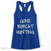 Gone Bobcat Hunting Cool Gift Women's Tank Top thumb 0