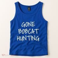 Gone Bobcat Hunting Cool Gift Tank Top thumb 2