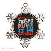 Groovy Back It Up Terry Put It In Reverse 4th Of July Funny Ornament thumb 0