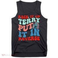 Groovy Back It Up Terry Put It In Reverse 4th Of July Funny Tank Top thumb 0