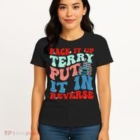 Groovy Back It Up Terry Put It In Reverse 4th Of July Funny Women's T-Shirt thumb 4