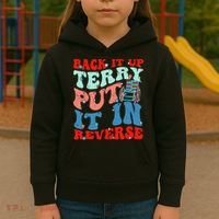 Groovy Back It Up Terry Put It In Reverse 4th Of July Funny Kids Hoodie thumb 3