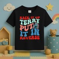 Groovy Back It Up Terry Put It In Reverse 4th Of July Funny Toddler T-Shirt thumb 3