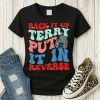 Groovy Back It Up Terry Put It In Reverse 4th Of July Funny Women's T-Shirt thumb 3