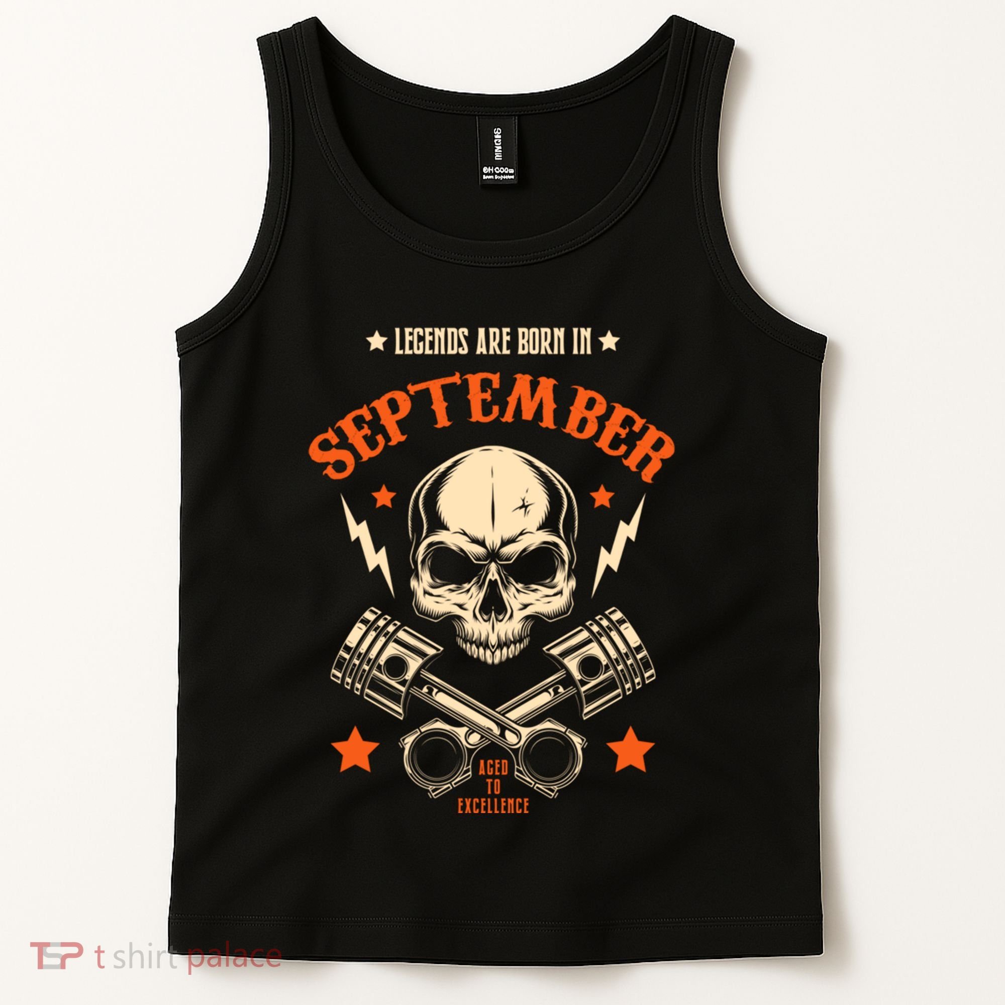 Gifts Born In September Birthday Legend Tank Top
