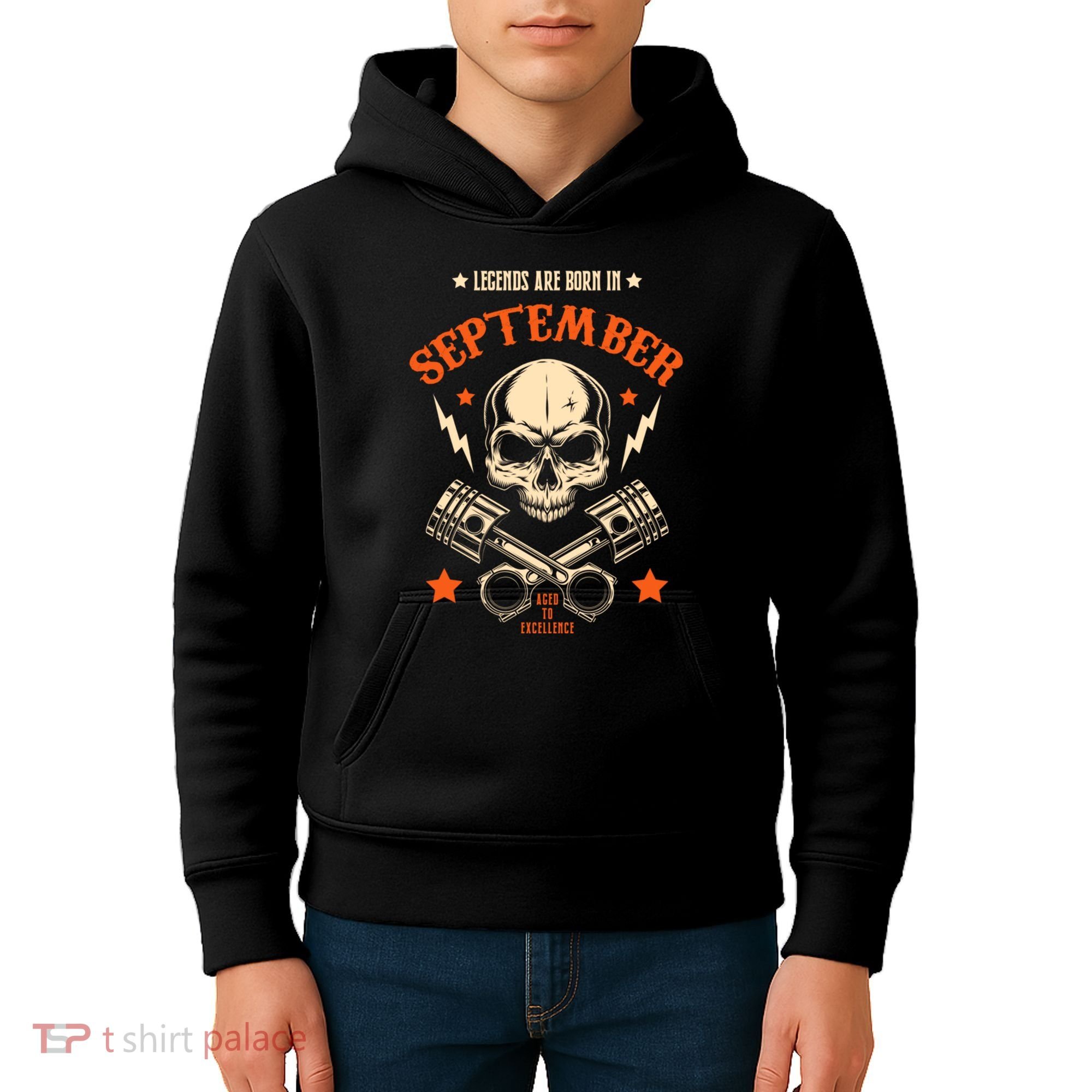 Gifts Born In September Birthday Legend Kids Hoodie