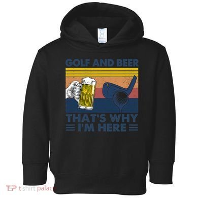 Golf Beer Joke Dad Funny Drinking Day Gift For Father's Day Toddler Hoodie