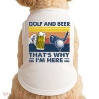 Golf Beer Joke Dad Funny Drinking Day Gift For Father's Day Doggie Tank thumb 0