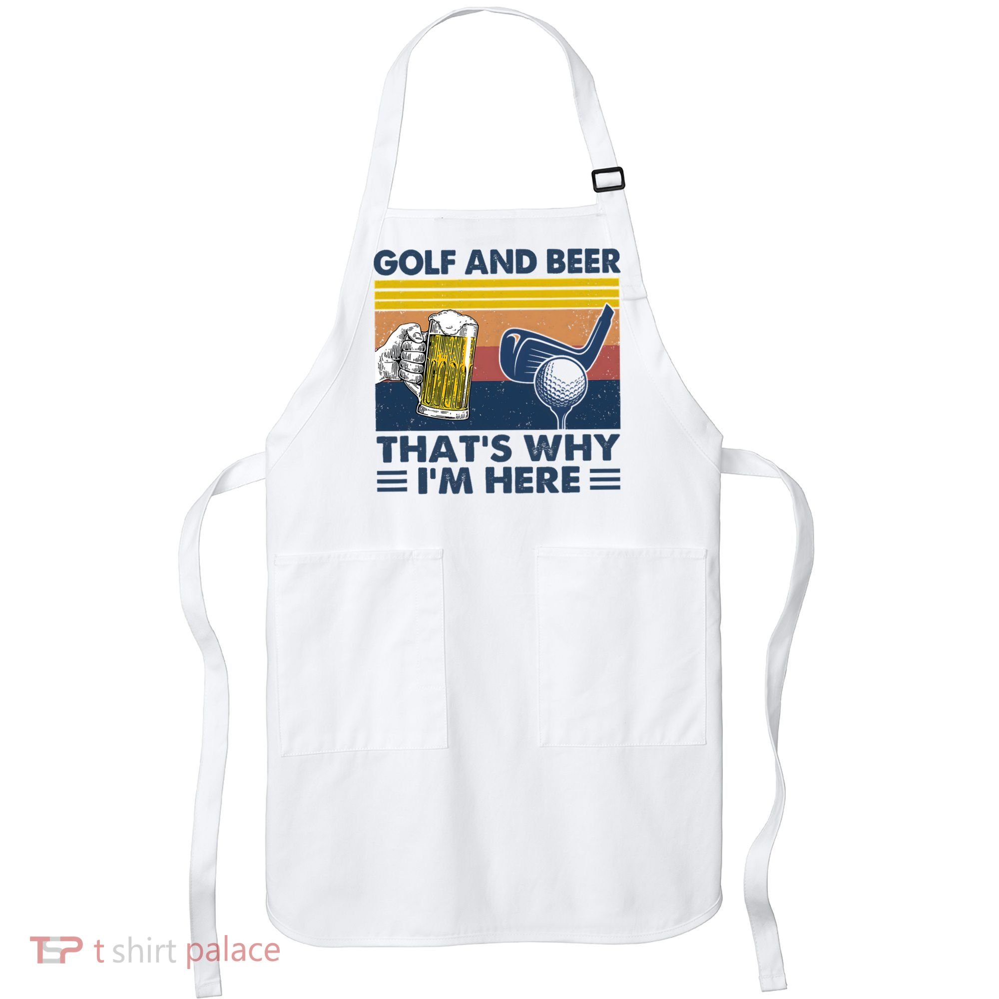 Golf Beer Joke Dad Funny Drinking Day Gift For Father's Day Apron
