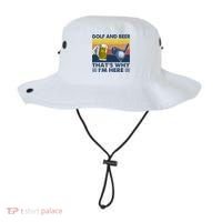 Golf Beer Joke Dad Funny Drinking Day Gift For Father's Day Bucket Hat thumb 0
