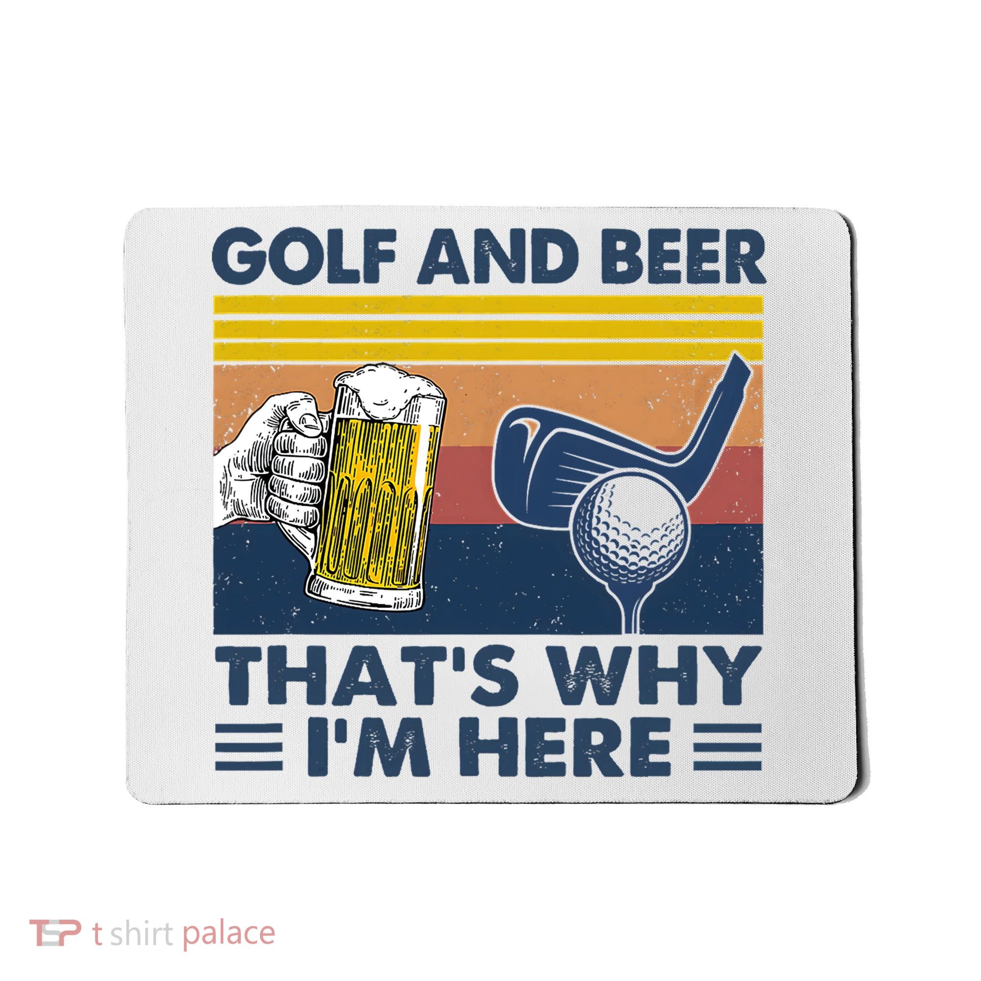 Golf Beer Joke Dad Funny Drinking Day Gift For Father's Day Mousepad
