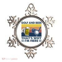 Golf Beer Joke Dad Funny Drinking Day Gift For Father's Day Ornament thumb 0
