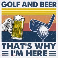 Golf Beer Joke Dad Funny Drinking Day Gift For Father's Day Ornament thumb 1