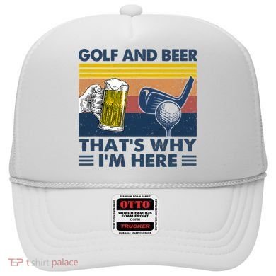 Golf Beer Joke Dad Funny Drinking Day Gift For Father's Day Hat
