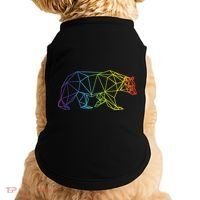 Geometric Bear Lgb Rainbow Flag Doggie Tank thumb 0