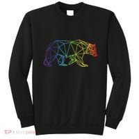Geometric Bear Lgb Rainbow Flag Sweatshirt thumb 0