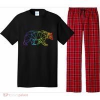Geometric Bear Lgb Rainbow Flag Pajama Set thumb 0