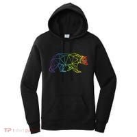 Geometric Bear Lgb Rainbow Flag Women's Hoodie thumb 0