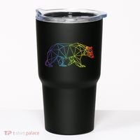 Geometric Bear Lgb Rainbow Flag Tumbler thumb 0