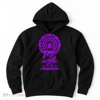 Golden Buddha Lotus Mandala Hoodie thumb 0