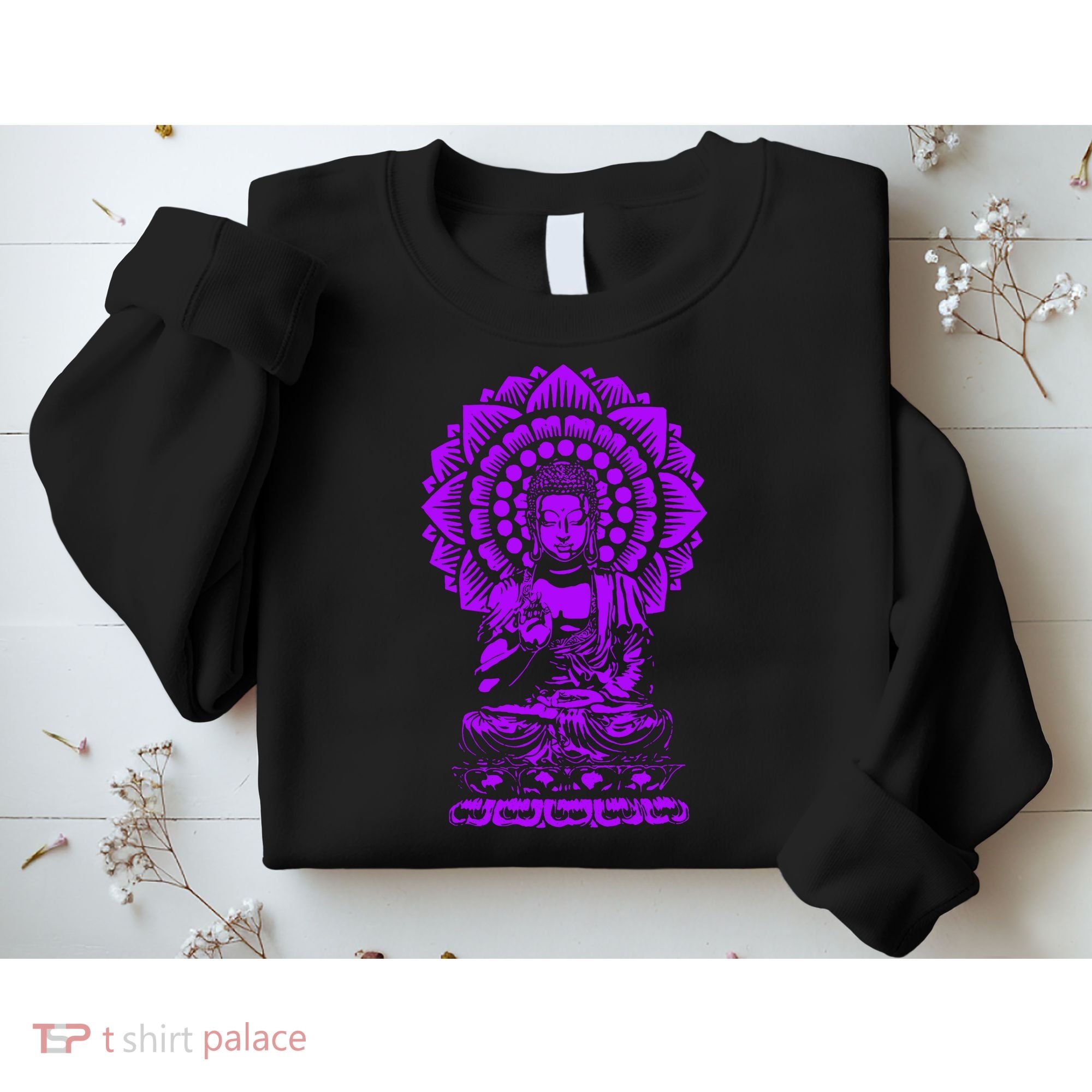 Golden Buddha Lotus Mandala Sweatshirt