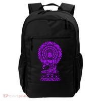 Golden Buddha Lotus Mandala Backpack thumb 0