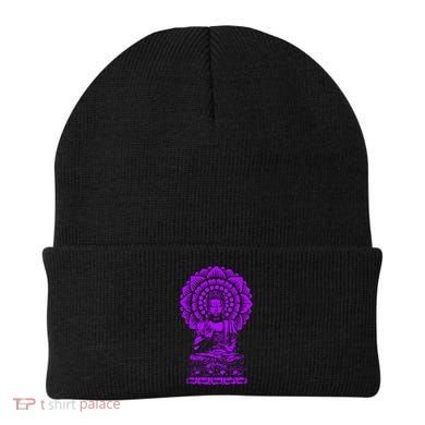 Golden Buddha Lotus Mandala Beanie