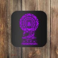 Golden Buddha Lotus Mandala Coaster thumb 0