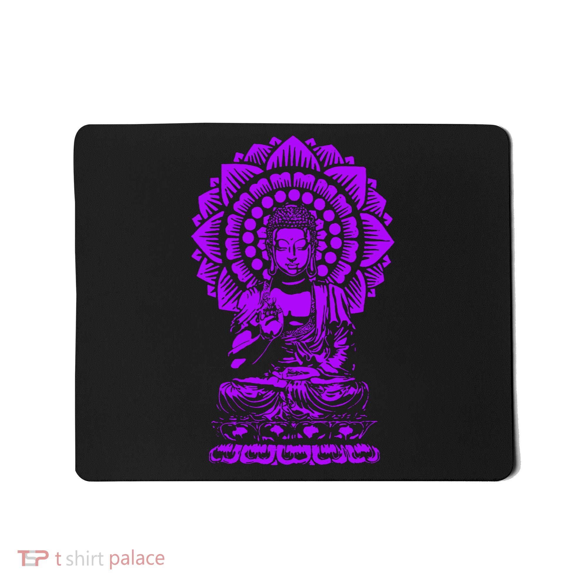 Golden Buddha Lotus Mandala Mousepad