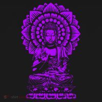 Golden Buddha Lotus Mandala Baby Bodysuit thumb 2